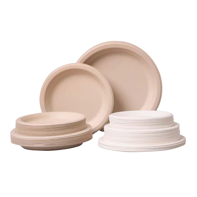 Biodegradable Bagasse Plates Heat resistant Leak Proof Biodegradable Bagasse Plates Heat resistant Leak Proof