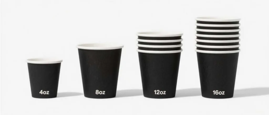 Aqueous paper cups
