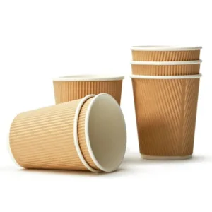 Aqueous Ripple Wall Paper Cups