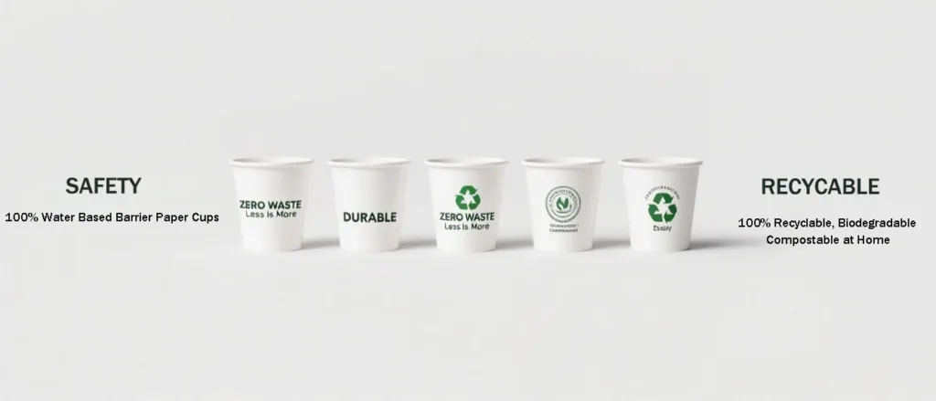 water based coating paper cups