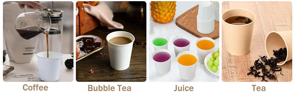 8oz single wall paper cups