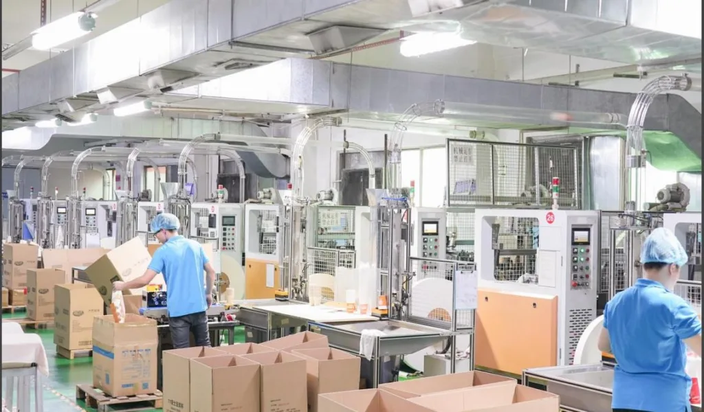 Paper cups production line