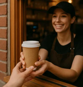 paper cups with lids
