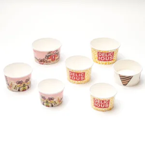 paper ice cream cups