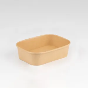 500ml rectangular paper bowls