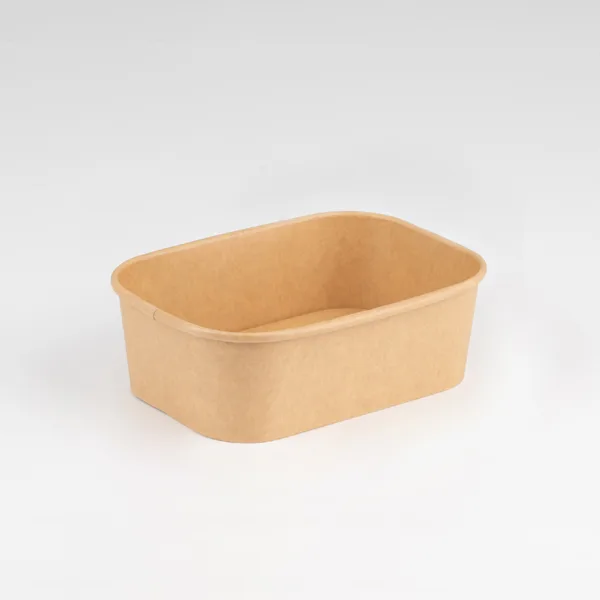 650ml rectangular paper bowls