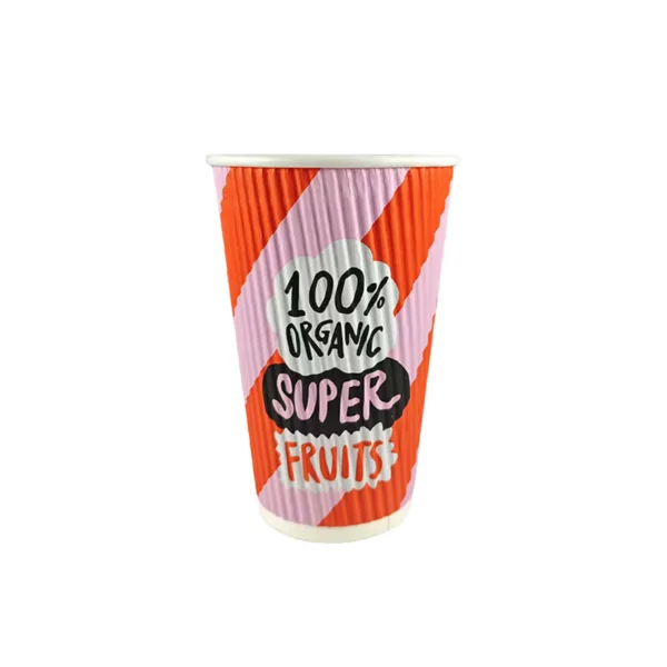 ripple wall printed paper cups