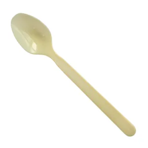 Tiptopak high-heat resistant compostable CPLA spoon for hot soups