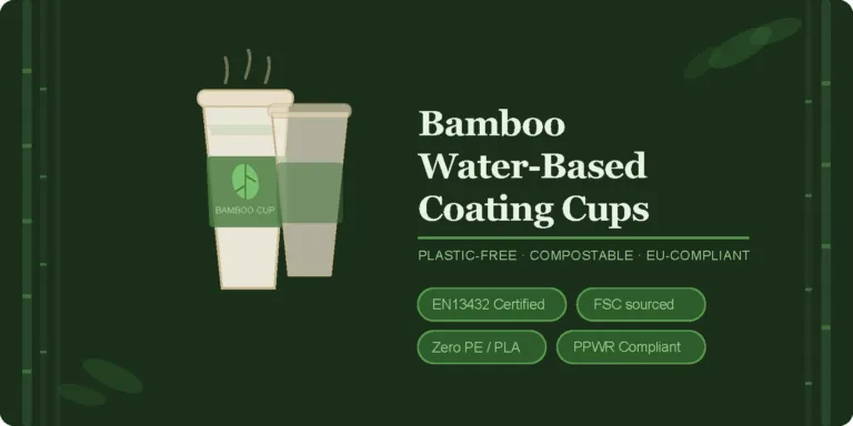 Bamboo Water-Based Coating Cups