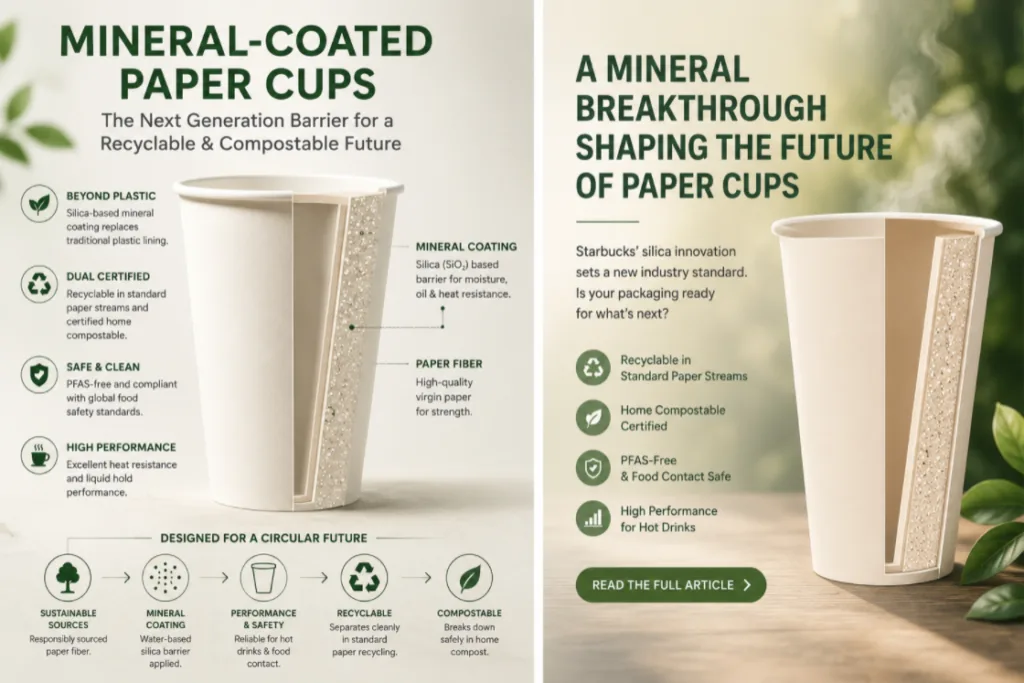 Mineral Coated Paper Cup-Tiptopak